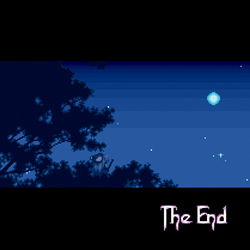 The end screen of Secret of Mana