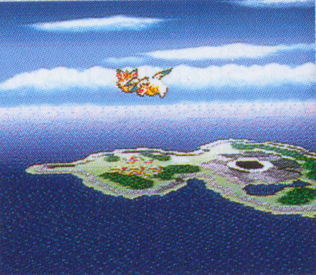 A deleted island from Secret of Mana