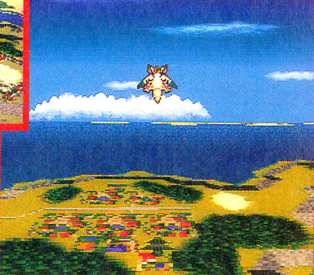A deleted island from Secret of Mana